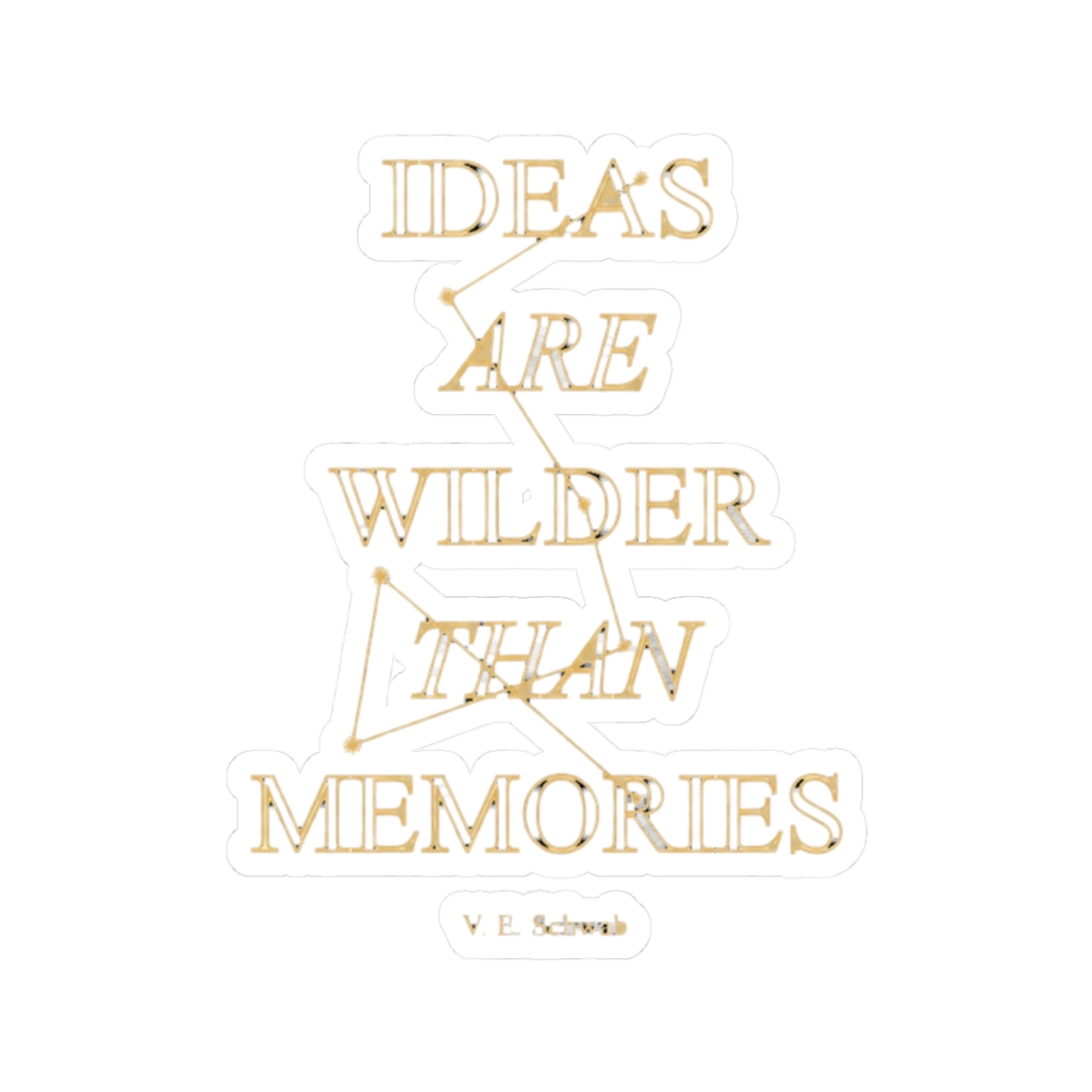 Addie LaRue Quote Sticker | V. E. Schwab - alternate angle 3, merchandise