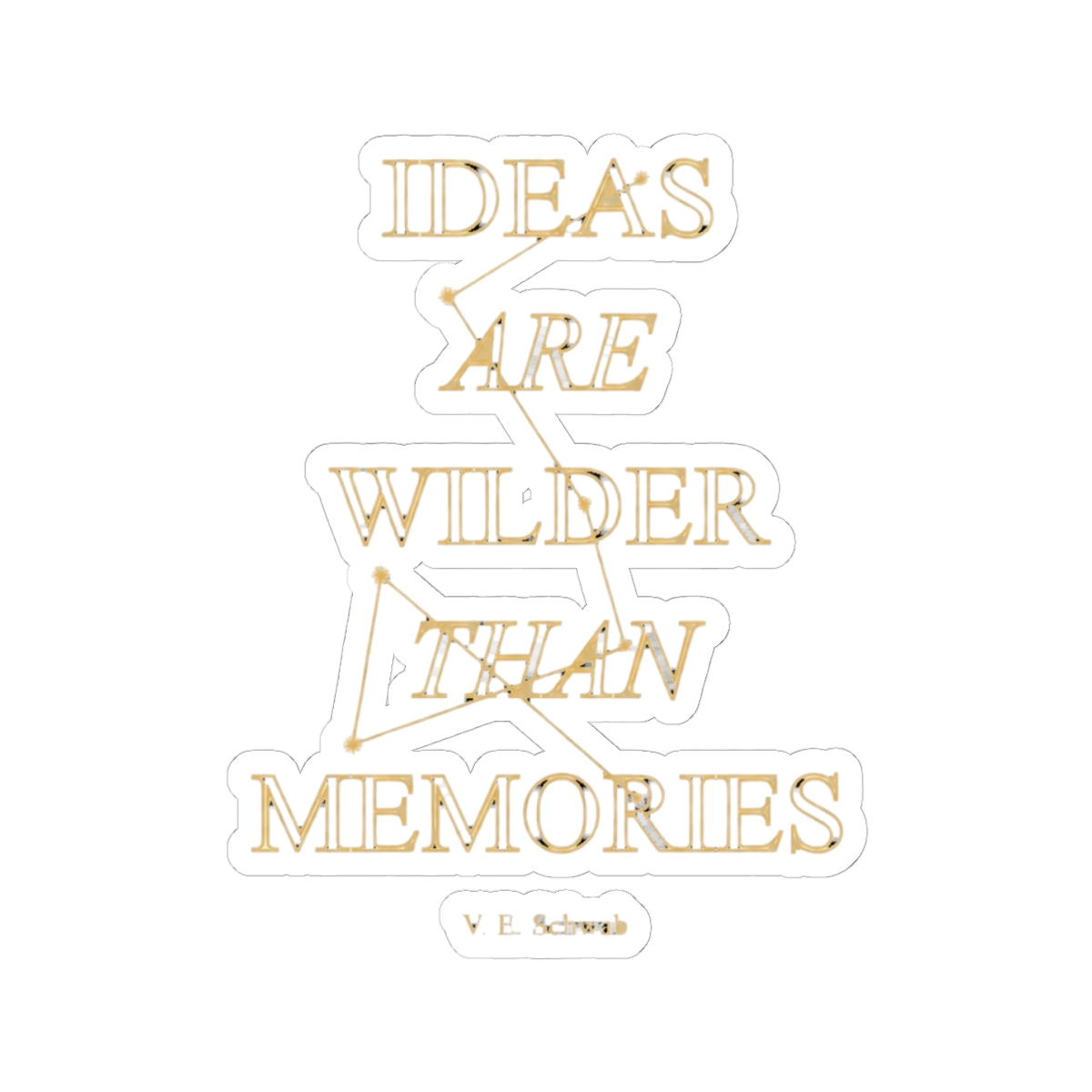 Addie LaRue Quote Sticker | V. E. Schwab - alternate angle 1, merchandise