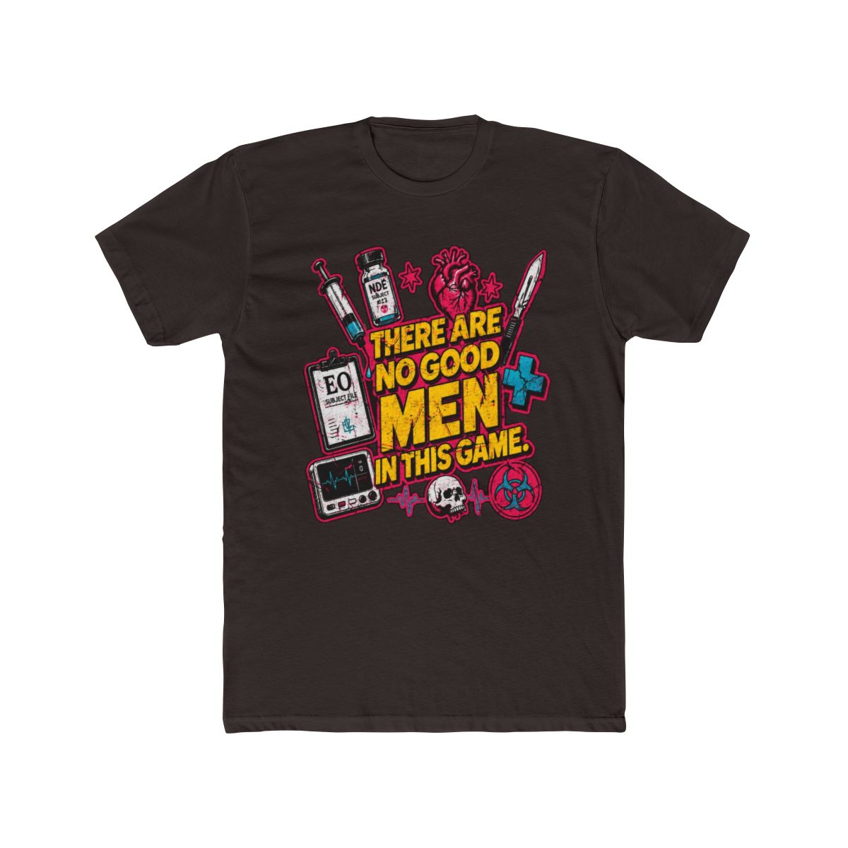 There are no good men in this game, Vicious, VE Schwab T Shirt | V. E. Schwab - alternate angle 3, merchandise