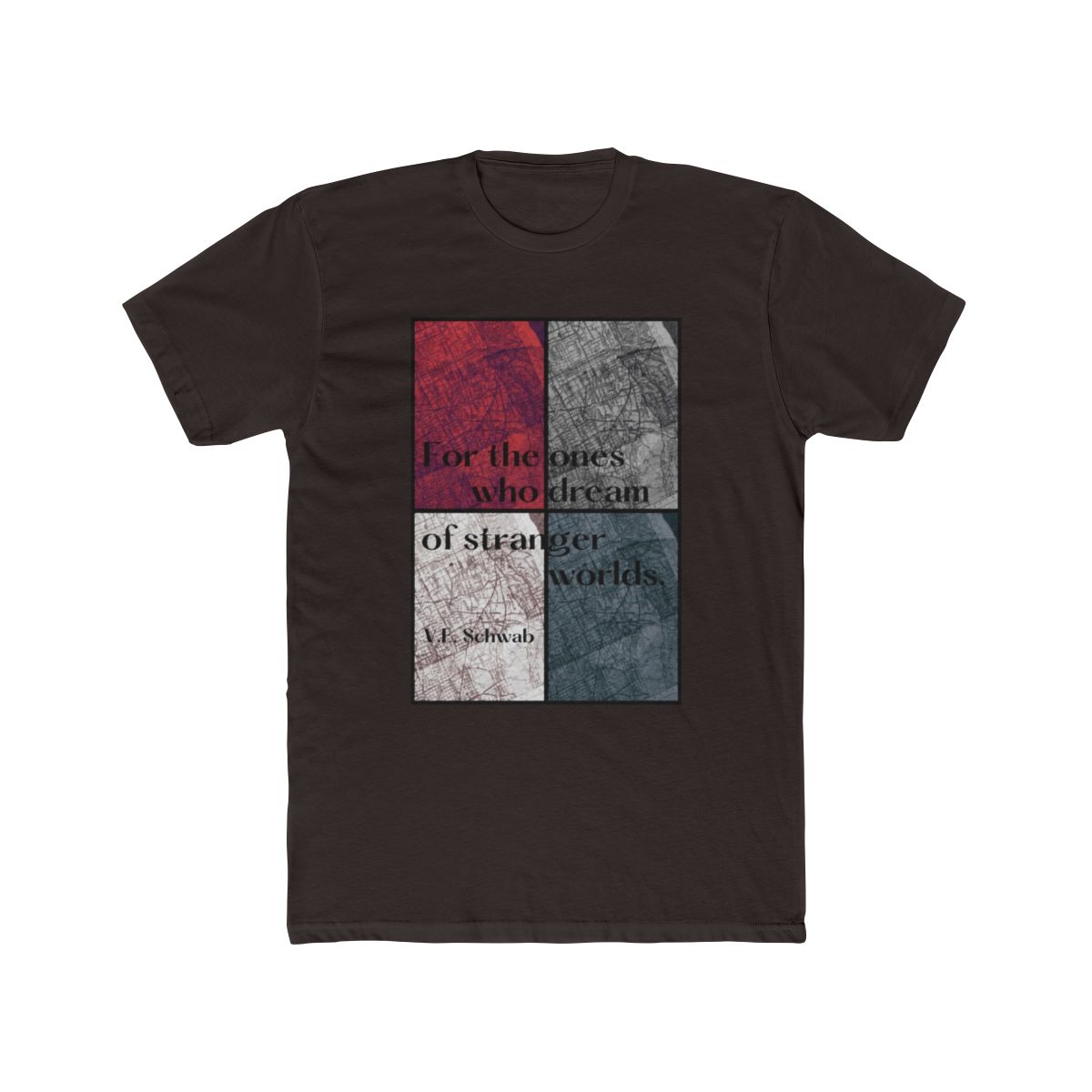 Inspired by A Darker Shade of Magic Dedication T Shirt | V. E. Schwab - alternate angle 3, merchandise