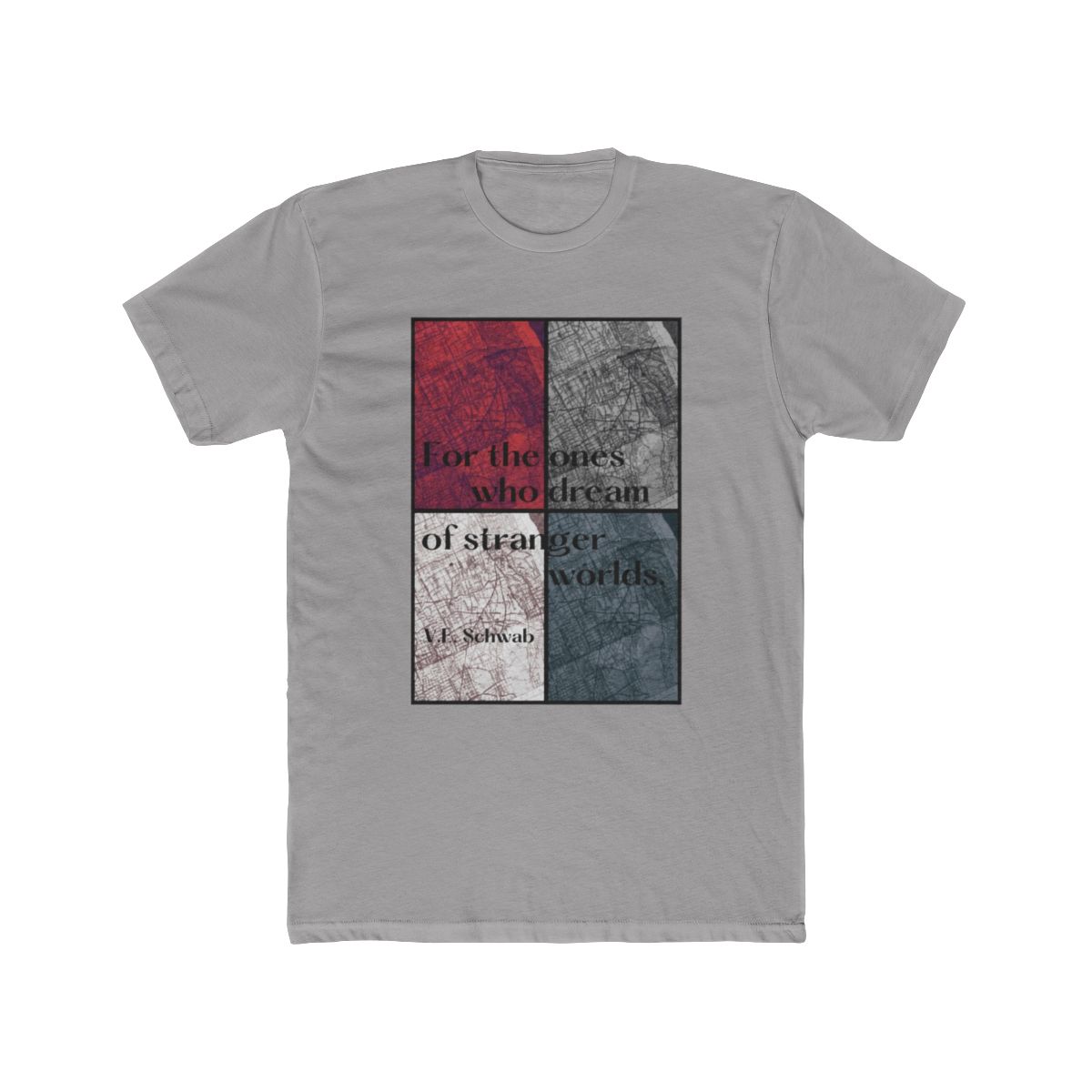Inspired by A Darker Shade of Magic Dedication T Shirt | V. E. Schwab - alternate angle 2, merchandise
