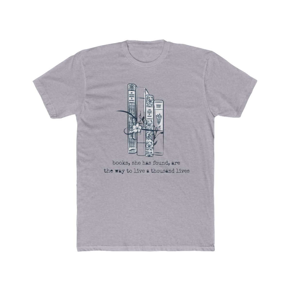 The Invisible Life of Addie LaRue inspired Graphic tee, by VE Schwab | Gift for reader | bookish merch | Graphic tee | Addie LaRue | V. E. Schwab - alternate angle 4, merchandise