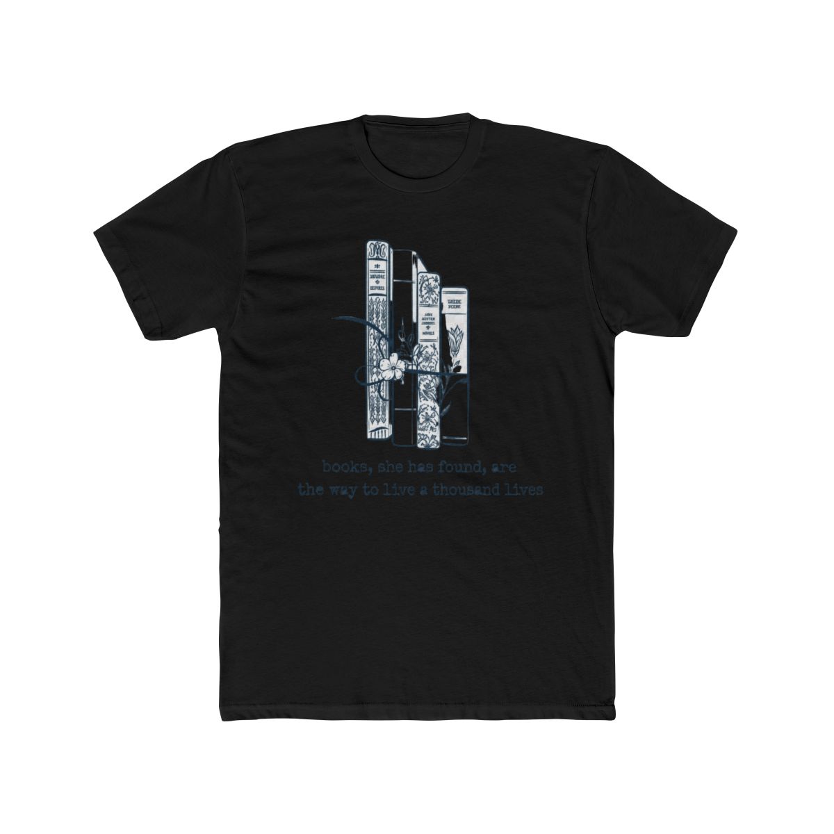 The Invisible Life of Addie LaRue inspired Graphic tee, by VE Schwab | Gift for reader | bookish merch | Graphic tee | Addie LaRue | V. E. Schwab - alternate angle 3, merchandise